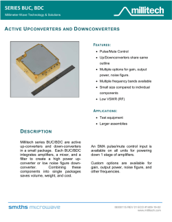 Download the BUC, BDC specsheet ()