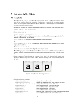 Instruction 6 Exercises