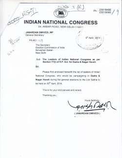 Indian National Congress - Election Commission of India