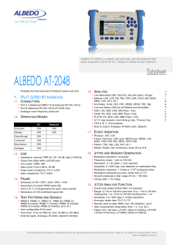 AT-2048 - ALBEDO Telecom