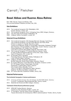 Basel Abbas and Ruanne Abou-Rahme