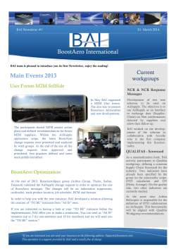 Newsletter S1 March 2014