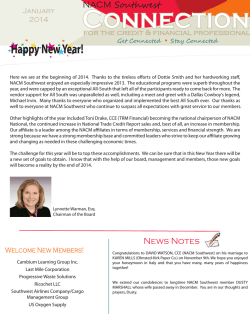 January 2014 Edition of The Connection
