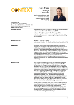 Download CV - Context Heritage Consultants