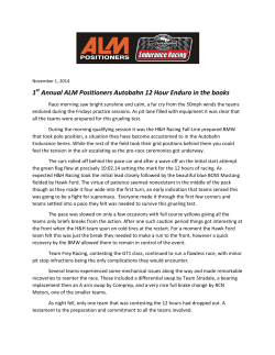 1 Annual ALM Positioners Autobahn 12 Hour Enduro in the books