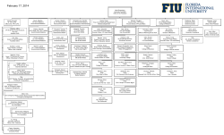 FIU Org Chart as of February 17 2014