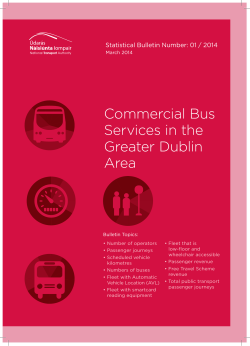 Commercial Bus Services in the Greater Dublin Area