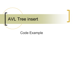 AVL Tree insert