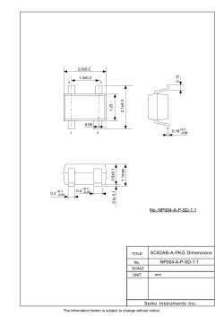 Seiko Instruments Inc. No. NP004-A-P-SD-1.1 SC82AB-A-PKG