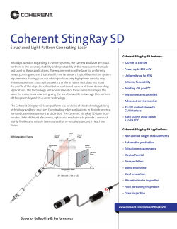 Coherent StingRay SD