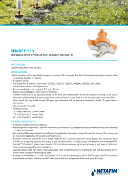 SPINNET™ SD - Newleaf Irrigation