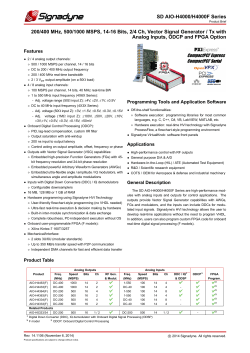 SD AIO-H4000/H4000F Series Product Brief