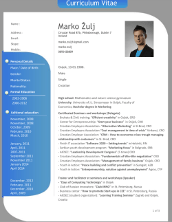 Marko Žulj Off North