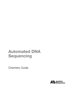 Applied Biosystems Sequencing Chemistry Guide
