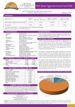 February 2014 - NBP Fullerton Asset Management Limited