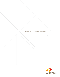 ANNUAL REPORT 2013–14