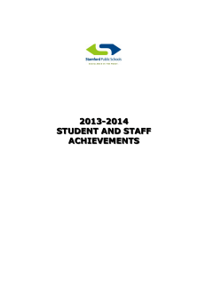 2013 - 2014 - Stamford Public Schools