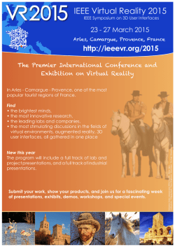 IEEE Virtual Reality 2015