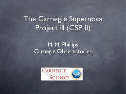 The Carnegie Supernova Project II (CSP II)