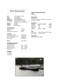 Download Karmsund datasheet - Scan