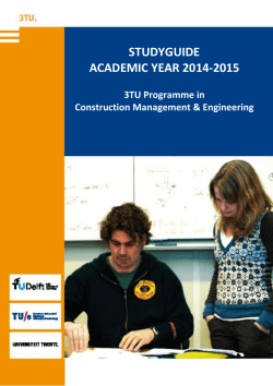 STUDYGUIDE ACADEMIC YEAR 2014-2015