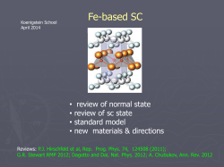 Iron-based superconductors