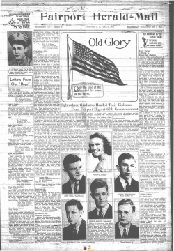 Fairport NY Monroe County Mail 1942 - 1943