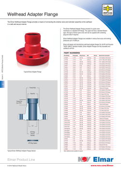 WPCE Wellhead Adapter Flange pdf