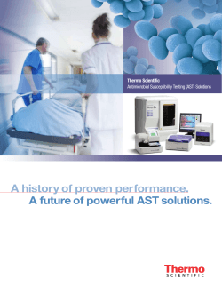 Antimicrobial Susceptibility Testing (AST) Range