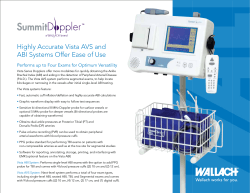 Wallach Summit Doppler Vista AVS™ and Vista