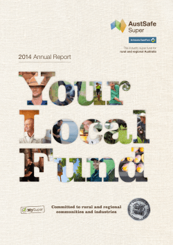 The 2014 Annual Report is now available!