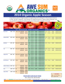 Apple Program - Awe Sum Organics
