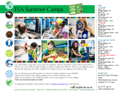 ESA Summer Camps
