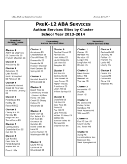 PREK-12 ABA SERVICES - Fairfax County Public Schools