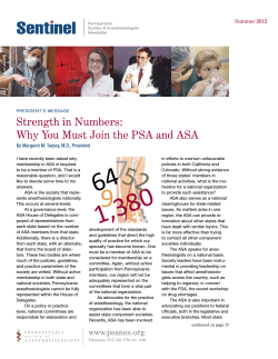 Strength in Numbers: Why You Must Join the PSA and ASA