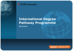 International Degree Pathway