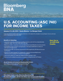 us accounting (asc 740) for income taxes