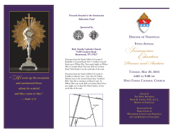 Seminarian Education Dinner and Auction