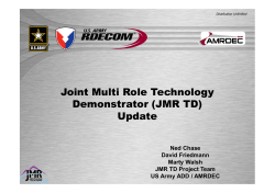 Joint Multi Role Technology Demonstrator (JMR TD - Ahs