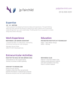 resume - JP Fairchild
