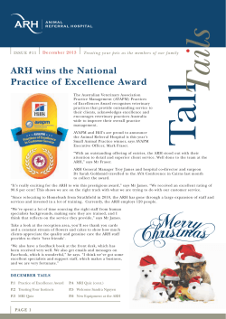 ARH wins the National Practice of Excellence Award