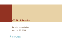 Q3 2014 results presentation (1.2 MB)