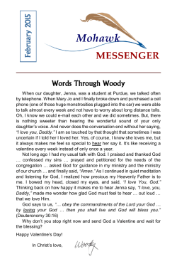 Words Through Woody Jan u ary 2015