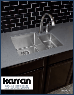 Install Guide - Edge - Solid Surface
