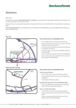 Directions - SachsenFonds