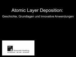 Atomic Layer Deposition: