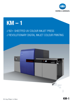 KM-1 Leaflet - Konica Minolta