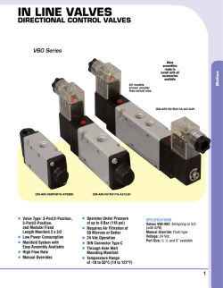 In Line Valves