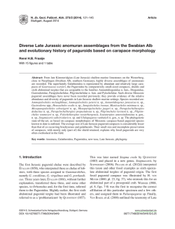 Diverse Late Jurassic anomuran assemblages from the Swabian Alb
