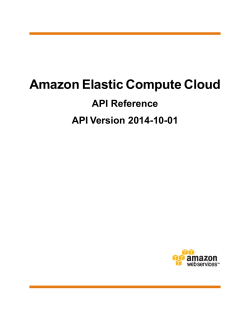 Amazon Elastic Compute Cloud API Reference